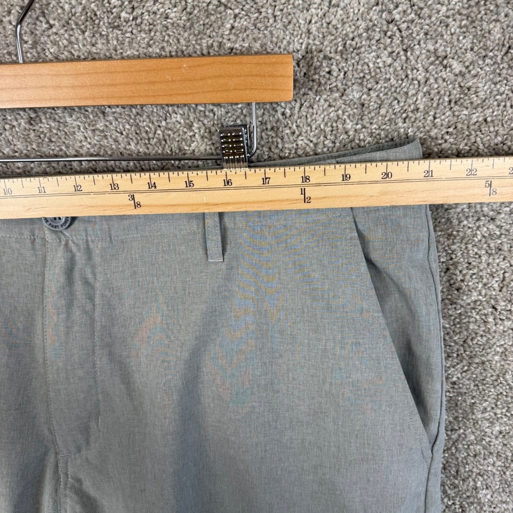 Dixxon Flannel Co Mens Gray Hybrid Performance Stretch Shorts Size 40 Zip Pocket - Picture 5 of 7